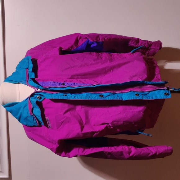 💗Columbia 80's Style Women's Size Windbreaker Jacket - Picture 15 of 16